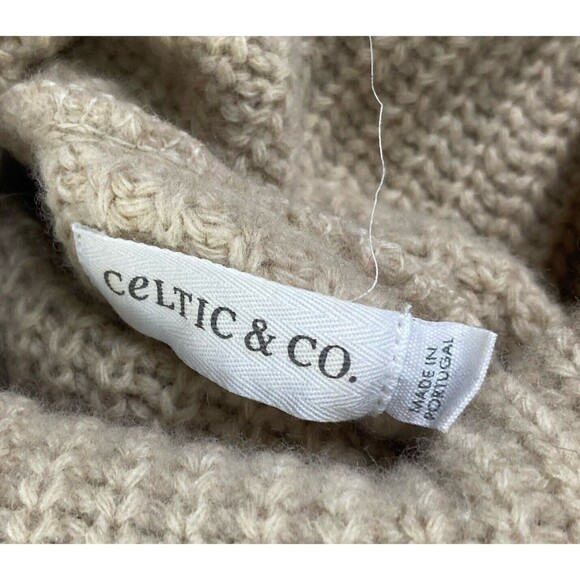 Celtic & Co. Extra Fine Wool Turtleneck Jumper Sweater Sz XL Colorblock Red - Picture 2 of 7